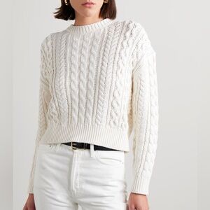 NILI LOTAN Rory cable-knit cotton sweater